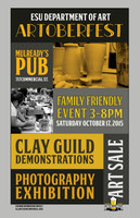 Event Poster - ESU Department of Art, Artoberfest