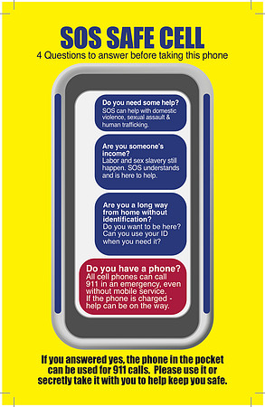 Safe Cell Program - Pocket insert flyer